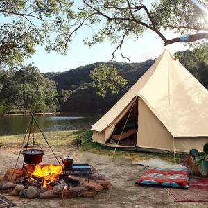 GSD Extérieur Auvent Toile Cloche Yourte <span class=keywords><strong>Tente</strong></span> Coton Toile <span class=keywords><strong>Tipi</strong></span> <span class=keywords><strong>Tente</strong></span> Chasse Safari Stretch <span class=keywords><strong>Tente</strong></span> Familiale - Product Image 6