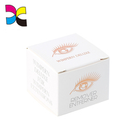 Benutzer definierte Logo gedruckt Wimpern Kosmetik Verpackung Tuck End Box Verpackung