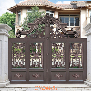 ESTILO ÚNICO adecuado para grandes puertas tamaño venden bien rústica puerta de hierro forjado - Product Image 1
