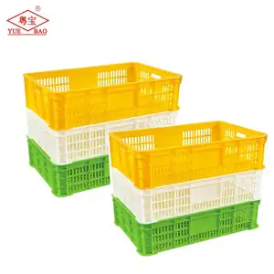 Professional rooster cage for sale, plastic chicken basket, plastic transport chicken coop