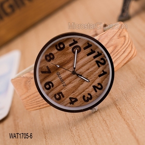 Gros chine maket mix couleur horloge poignet bois montre numérique - Product Image 1