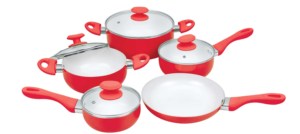 Hot Bán Nồi Và Chảo Tím 11 Cái Phủ Gốm <span class=keywords><strong>Cookware</strong></span> <span class=keywords><strong>Set</strong></span> - Product Image 6