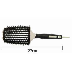 Brosse à <span class=keywords><strong>cheveux</strong></span> <span class=keywords><strong>bouclés</strong></span> naturelle en nylon de marque privée avec poignée d'aération en ABS pour <span class=keywords><strong>cheveux</strong></span> courts et longs pour <span class=keywords><strong>les</strong></span> salons de beauté - Product Image 4