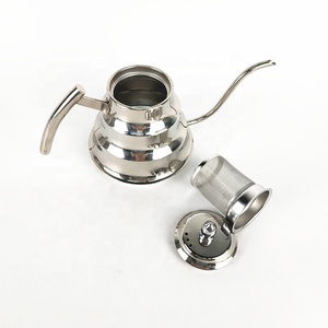 2019 vendita calda in acciaio inox <span class=keywords><strong>bollitore</strong></span> teiera d'argento a collo di cigno teiera <span class=keywords><strong>con</strong></span> <span class=keywords><strong>infusore</strong></span> - Product Image 3