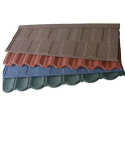 Villa roofing design modern stone coated metal roofing sheet building material steel