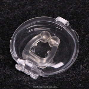 Anti-Schnarch-Magnet geräte, Silikon-Magnet-Anti-Schnarch-Nasen clip, Schnarchclip-Hilfsmittel mit Etui