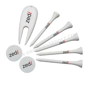 Produits de Golf avec outils de motte de terre de golf, marqueur de balle personnalisée et tees de golf