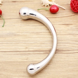 Bon Acier Inoxydable Anal Godes Métal Pénis Butt Plug p-spot Stimulation <span class=keywords><strong>Gay</strong></span> Hommes Jouet Prostate Masseur - Product Image 2