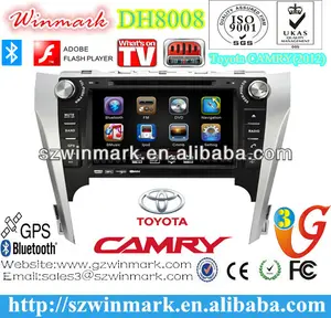 8'' 2 din TFT LCD écran tactile numérique GPS voiture spéciale DVD pour Toyota Camry voiture radio/bluetooth/ipod/gps/3g/etc