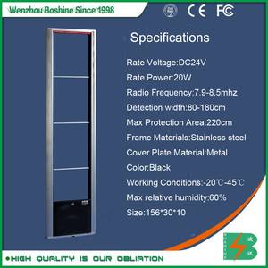 Giyim <span class=keywords><strong>Checkpoint</strong></span> EAS Sistemi, Anti hırsızlık <span class=keywords><strong>Alarm</strong></span> Sistemi 8.2 mhz EAS RF Güvenlik Kapısı - Product Image 1