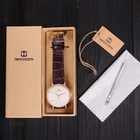 Montre à quartz fine en gros, cadran en pierre de marbre, boîtier en acier inoxydable, montre-bracelet étanche pour homme