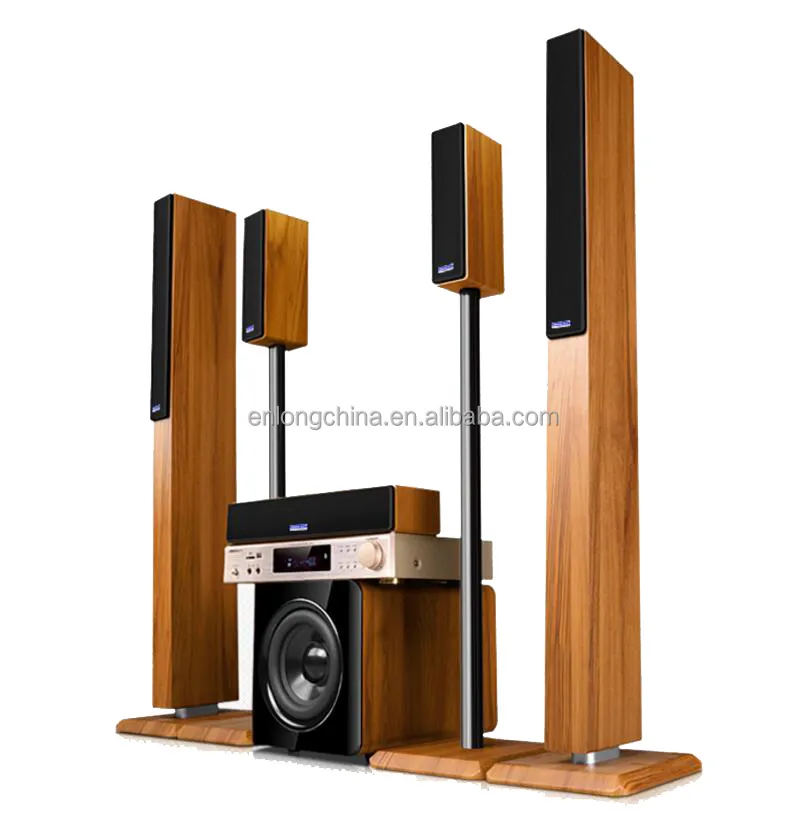 2019 Produsen Cina DVD Baru Subwoofer Penguat Speaker Bluetooth Bluetooth Sistem Teater Rumah 5,1ch