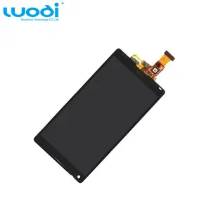 Tela de toque lcd para sony xperia zl l35h c6502 503 c6506