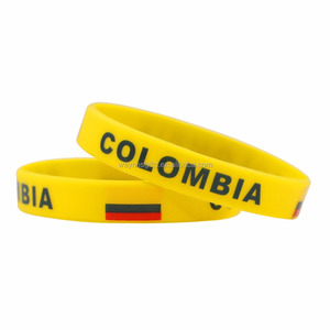 Pulsera <span class=keywords><strong>de</strong></span> silicona con impresión personalizada, pulsera <span class=keywords><strong>de</strong></span> Colombia - Product Image 5