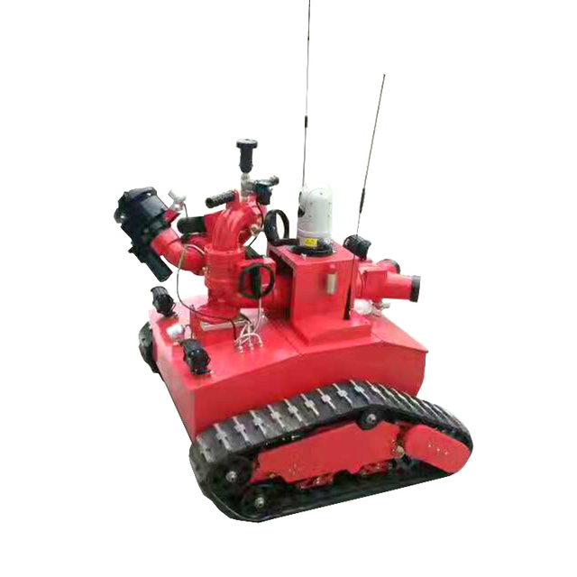 XHYXFire High Quality Multifunctional Remote Control Rubber Tracked Chassis Ugv Rc Fire Fighting Robot