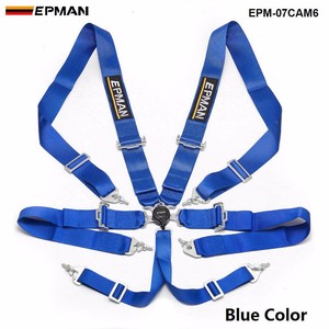EPMAN यूनिवर्सल Jdm <span class=keywords><strong>3</strong></span> "6 बिंदु रेसिंग सुरक्षा दोहन नायलॉन पट्टियाँ, सांचा ताला शैली सीट बेल्ट EPM-07CAM6