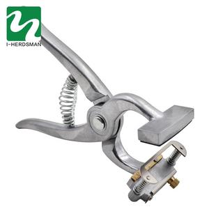 Strumenti per la marcatura di suini in lega di alluminio pinze veterinarie per tatuaggi di maiale seminare le pinze del tatuaggio del corpo con numeri e alfabeti - Product Image 5