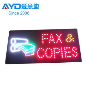 Señal de publicidad LED para interiores, cartel abierto con programa de <span class=keywords><strong>Fax</strong></span> y copias, pantalla LED, señal de precio de <span class=keywords><strong>Gas</strong></span> - Product Image 1