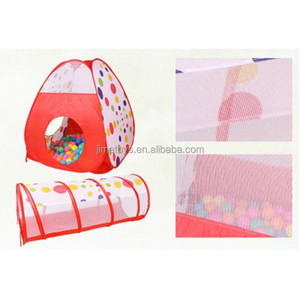 Tente de jeux 3 en 1 pour enfants, Kit <span class=keywords><strong>avec</strong></span> <span class=keywords><strong>Tunnel</strong></span> <span class=keywords><strong>avec</strong></span> <span class=keywords><strong>piscine</strong></span> à balles, abri de jeu pour tout-petits - Product Image 4