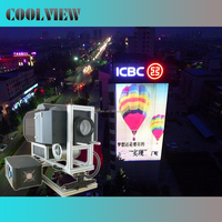 Projecteur vidéo mural extérieur 4K 1080P pour publicité commerciale, 38000 lumens ANSI