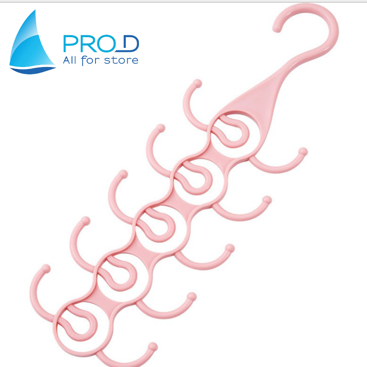 Семья расходы Многофункциональный пластиковый шарф вешалка сумка вешалка галстук вешалка