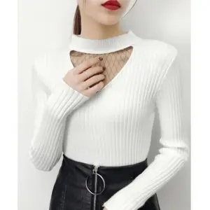 Spitze Splice Pullover Pullover Frauen Wolle Strickwaren Femme Langarm Tops Koreanische Mode Herbst Winter Kleidung E2720