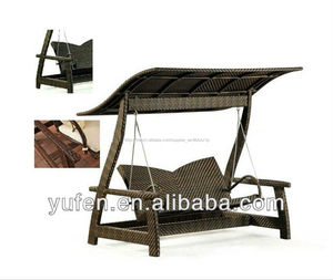 fauteuil suspendu jardin resine tressée - Product Image 1