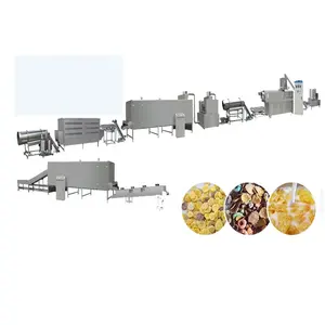 2023 Full automatic Manufacturer breakfast cereal production line price making corn flakes machinery