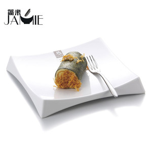 9 curvo melamina piatto cena set di lusso, servire piatti diner - Product Image 2