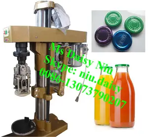 commercial glass bottle lip capping machine/plastic bottle lip sealing machine/beer bottle capper machine