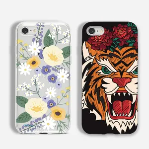 For iPhone 13 14 15 Printed Silicon TPU Case Customised Phone Case Printing Personalized Printed Logo Mobile Cell Phone Case