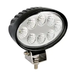 Grosir Lampu Sorot Oval 4.3 Inci 24W Led Lampu Kerja 12V Lampu Led Traktor Lampu Kerja dengan Tahan Air IP67