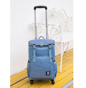 Moda Delle Ragazze Delle Donne Week-End Borsa Da Viaggio Piccola Borsa Zaino Con Staccabile Ruote - Product Image 1