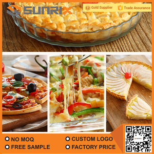 UN Giro Di Vetro Resistente Al Calore Di Cottura Della <span class=keywords><strong>Pizza</strong></span> Piatto - Product Image 4