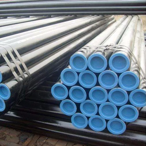 API 5L ASTM A 106 Gr.B 20# black painting seamless steel pipe of shandong zhongzheng steel pipe manufacturing