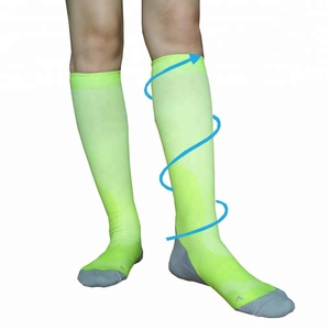Calcetines de compresión 20-30 mmhg negro alzas rodilla, calcetines de compresión para las <span class=keywords><strong>venas</strong></span> varicosas - Product Image 4
