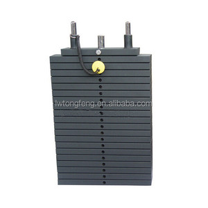 Fitness Tumpukan Berat Baja, 5 Lb. Piring Adaptor Susun Berat, Piring Tumpuk Berat Selektor-15 Lbs - Product Image 1