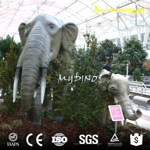 Công Viên Giải Trí My Dino D58 Sợi Thủy Tinh Kích Thước Cuộc Sống Động Vật Nhựa Voi - Product Image 4