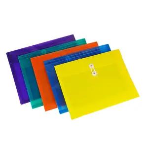 Office File Folder String-Tie Closure Desktop Envelopes Bag