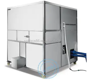 Industry ice maker machine 2000kg 24 hours production ice storage bin