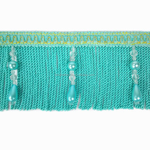 Hàng Mới Về Muti Color <span class=keywords><strong>Rayon</strong></span> Tua Vàng Thỏi <span class=keywords><strong>Fringe</strong></span> Để Làm Quần Áo - Product Image 2