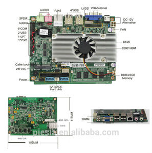 Advantech атома d525-<span class=keywords><strong>3</strong></span> промышленности материнская плата с оперативной памяти <span class=keywords><strong>ddr3</strong></span> поддерживается материнской платы - Product Image 1