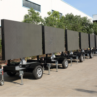 Marché américain produit fini 4mm 5mm écran de camion de haute qualité P5 P4 remorque panneaux d'affichage mobiles panneau LED écran publicitaire LED