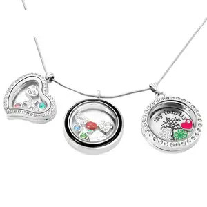 2017 enamel DIY hot sale floating locket pendant charms