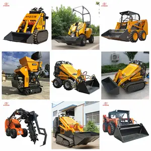 HYSOON Mini Skid Steer Loader Wheel Loader Mini Dumper