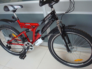 Vélo de montagne à suspension intégrale <span class=keywords><strong>avec</strong></span> cadre robuste de 24 pouces et 26 pouces, frein à patin 21 vitesses, bonne vente - Product Image 3