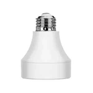 wifi smart bulb adapter bulb socket E26 E27 works with Amazon alexa and google home mobile App remote control Tuya smart life