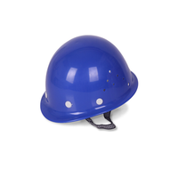 Casco de seguridad industrial para construcción de minas, Material de polietileno de alta densidad, estilo japonés clásico, pequeño, ala completa, forma redonda, CE FRP PP