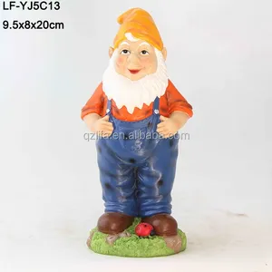 Gnome de jardim engraçado para venda em artesanato de resina