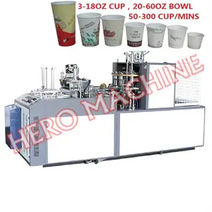 हीरो ब्रांड दुबई प्रिंटर Horauf बनाने भारत Sini वेंडिंग इटली संयुक्त राज्य अमेरिका अल्ट्रासोनिक पेपर कप मशीन